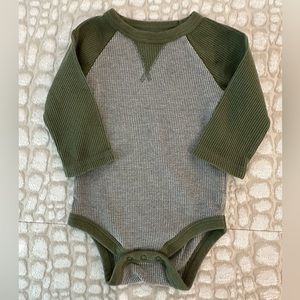 Boys Waffle Bodysuit Onesie